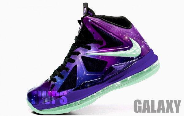 LeBron Galaxy Logo - What If: Nike LeBron X 'Galaxy' | SneakerFiles