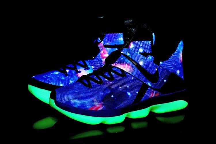 LeBron Galaxy Logo - Nike LeBron Low XIV 14 Galaxy star noctilucent basketball men shoes ...