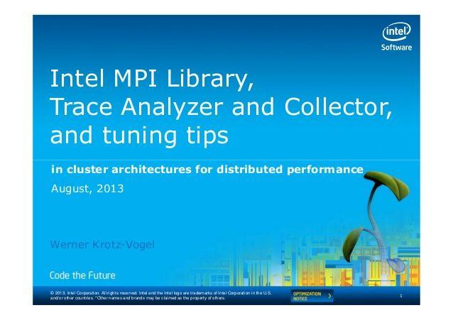 Intel Corporation Intel Logo - Intel® Trace Analyzer e Collector (ITAC) - Intel Software Conference …
