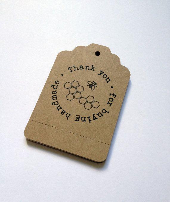 Merchandise Tags with Logo - Merchandise Swing Tags Customized with Your Logo Handmade Items with ...