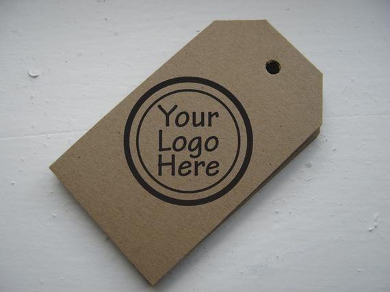 Merchandise Tags with Logo - Retail Tags Price Tags Merchandise Labels with Custom Design