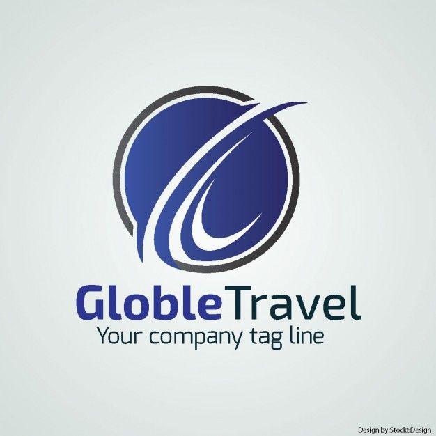 Travel Blue Circular Logo - Blue circular logo Vector