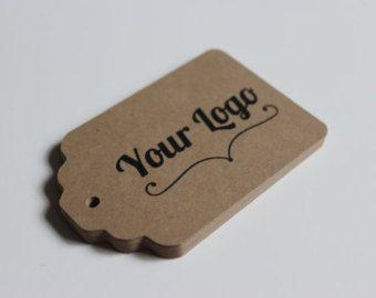 Merchandise Tags with Logo - Items similar to Retail Tags Personalized with Your Logo, Design or ...