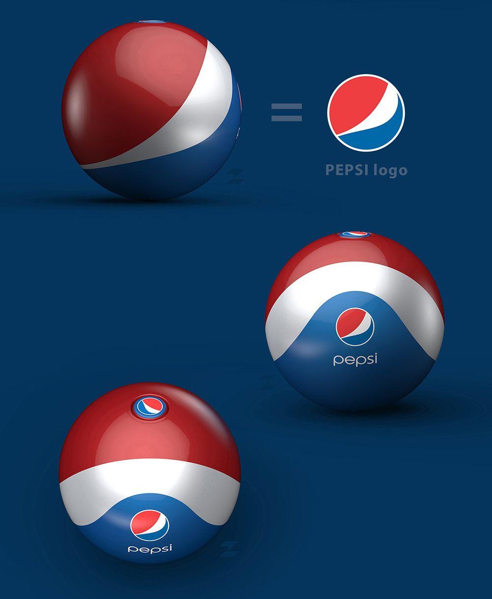 Pepsi Ball Logo - Pepsi Rubber Ball / Bottle (Concept) on Packaging of the World ...