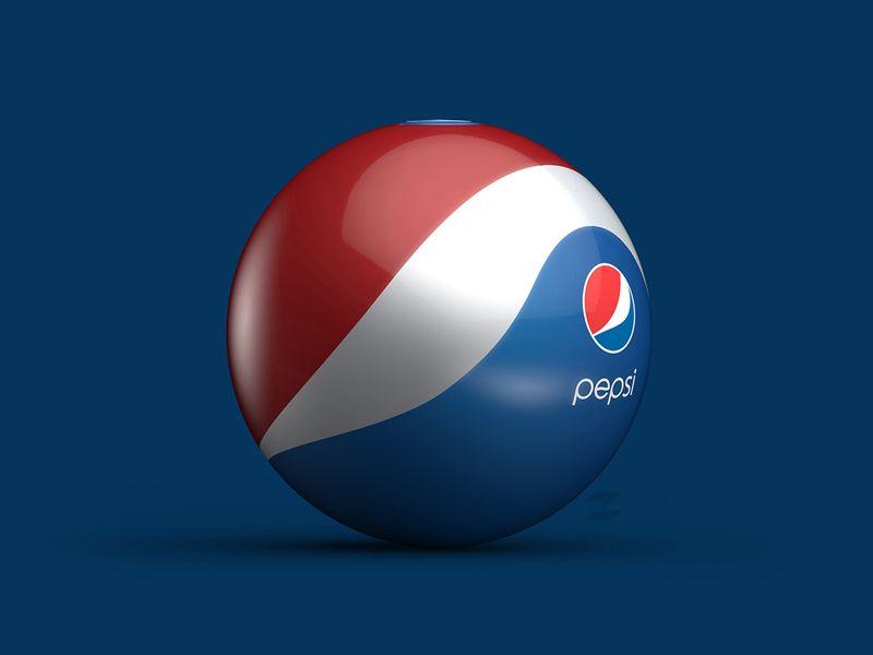 Pepsi Ball Logo - Pepsi Rubber Ball Bottle By Tomislav Zvonaric