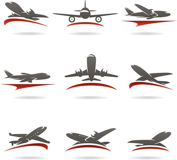 Aircraft Logo - Aircraft Logo Design Vector Icon Free Vector Free Download
