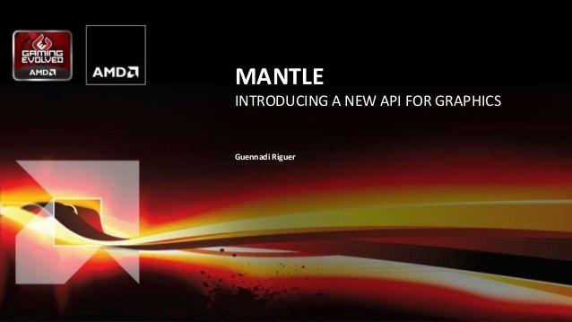 Mantle AMD Logo - Mantle - Introducing a new API for Graphics - AMD at GDC14