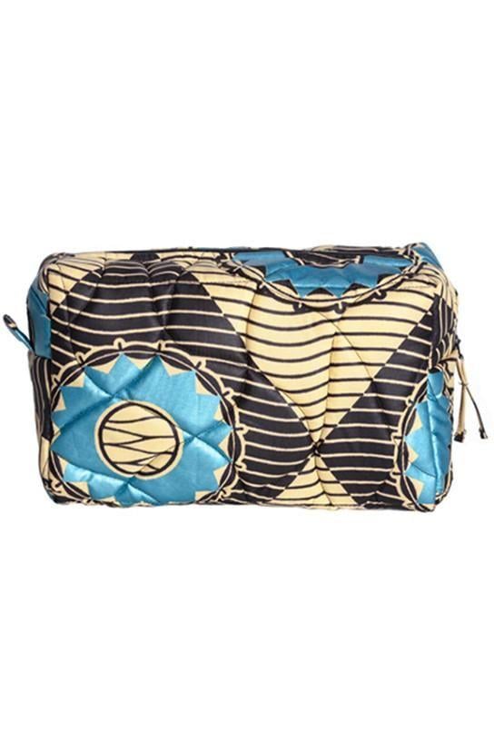 Travel Blue Circular Logo - Blue Circles Travel Wash Bag. Fair trade and sustainable fashion
