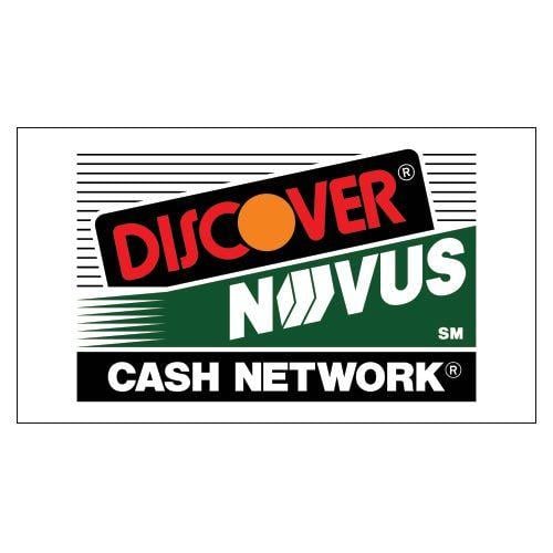 Discover Novus Logo - Discover Novous Cash Network Logo for Placard Sign: NetBankStore.com
