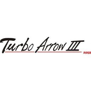 Aircraft Logo - Piper Turbo Arrow III Aircraft Logo,Graphics,Decal | eBay