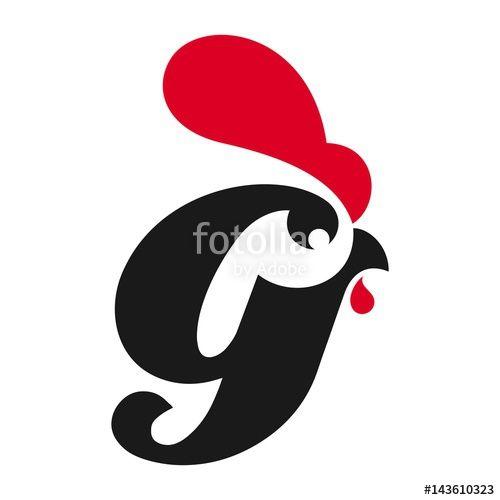 Google G Logo - rooster logo vector. letter G logo.