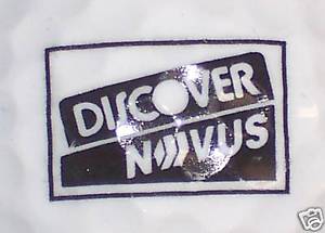 Discover Novus Logo - 1) DISCOVER CARD NOVUS LOGO GOLF BALL BALLS