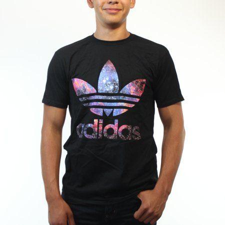 Adidas Galaxy Logo - adidas - Adidas Galaxy Logo Men's Black T-shirt NEW Sizes M-XL ...