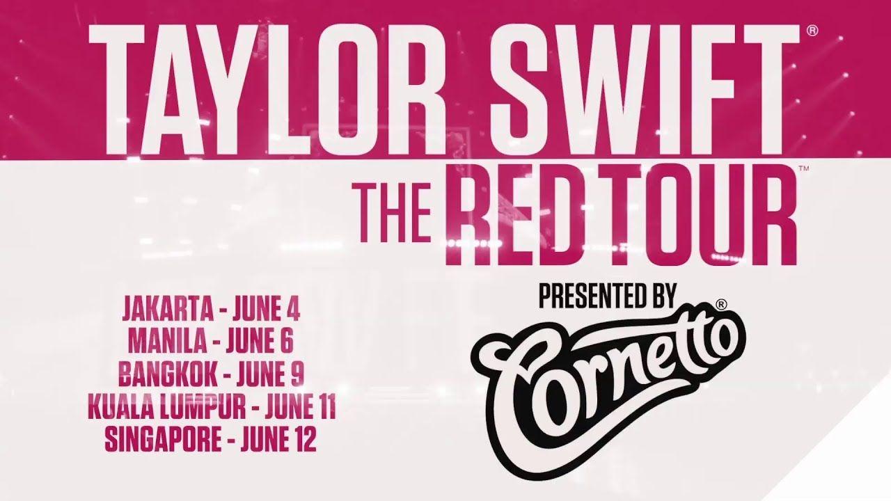 Red Taylor Swift Logo - Taylor Swift RED Tour Asia announcement - YouTube