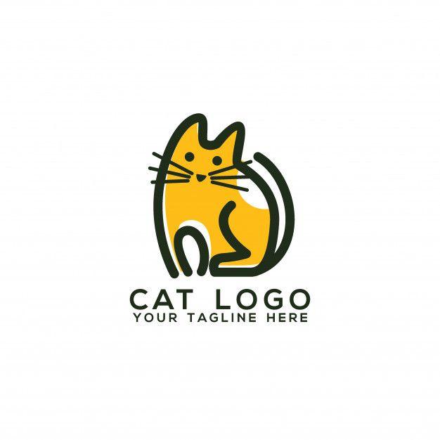 Cat Logo - Animal logo. cat logo vector art. Vector | Premium Download