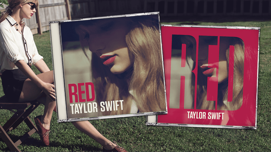 Red Taylor Swift Logo - RED – Taylor Swift - Fonts In Use