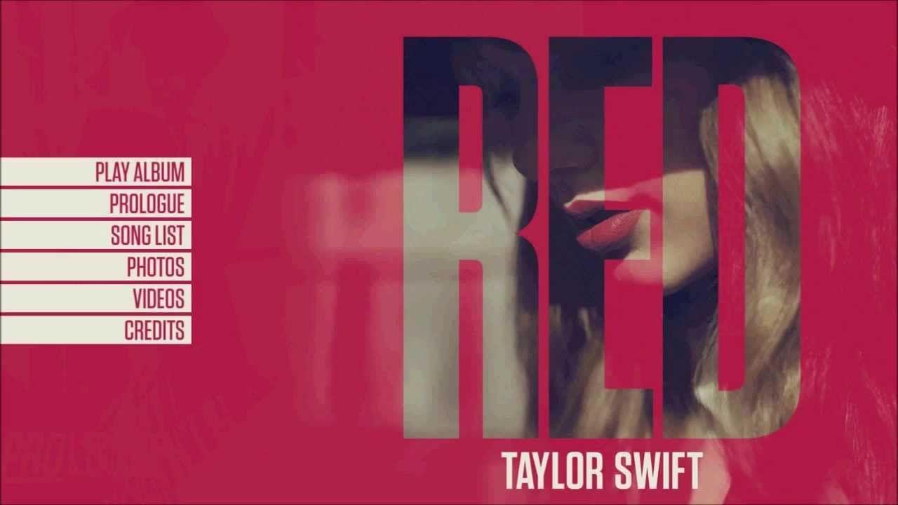 Red Taylor Swift Logo - iTunes LP] Taylor Swift - Red (Deluxe) - YouTube