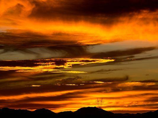 Red and Orange Sunset Logo - Ever wonder about the beauty of Arizona sunsets?