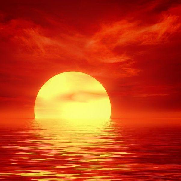 Red and Orange Sunset Logo - How would you describe a sunset? - Quora