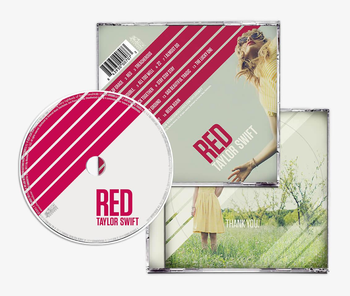 Red Taylor Swift Logo - Taylor Swift Red Album - ST8MNT BRAND AGENCY