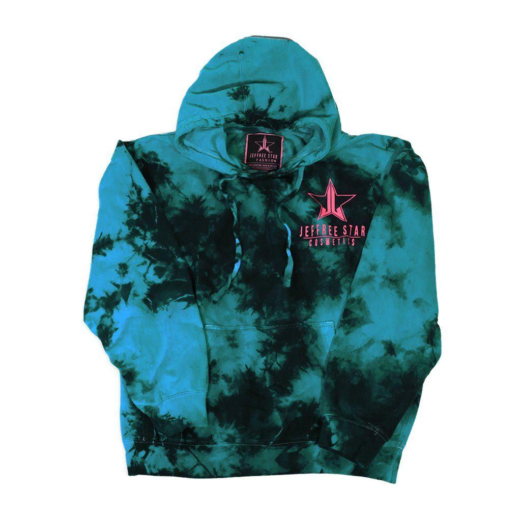 Tye Dye Supreme Logo - Tie-Dye Tiffany Blue Hoodie – Jeffree Star Cosmetics