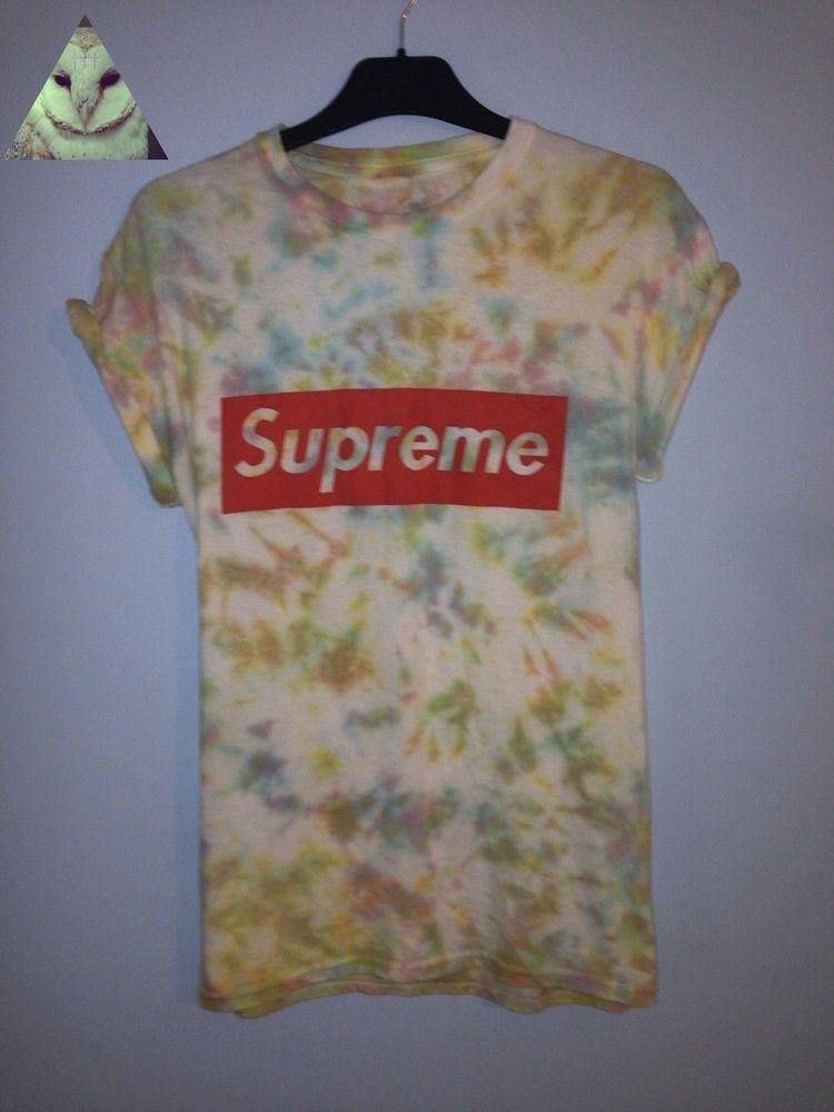 Tye Dye Supreme Logo - SUPREME TIE DYE T-SHIRT / Tie Dye Nation