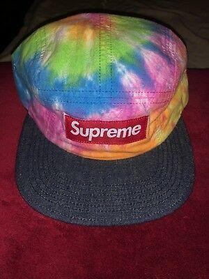 Tye Dye Supreme Logo - SUPREME TIE DYE Camp Cap SS13 Perfect Condition Pre-Owned Camper ...