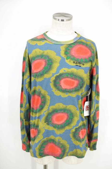 Tye Dye Supreme Logo - BAZZSTORE- USED DESIGNER GOODS STORE: シュプリーム Supreme crew neck ...