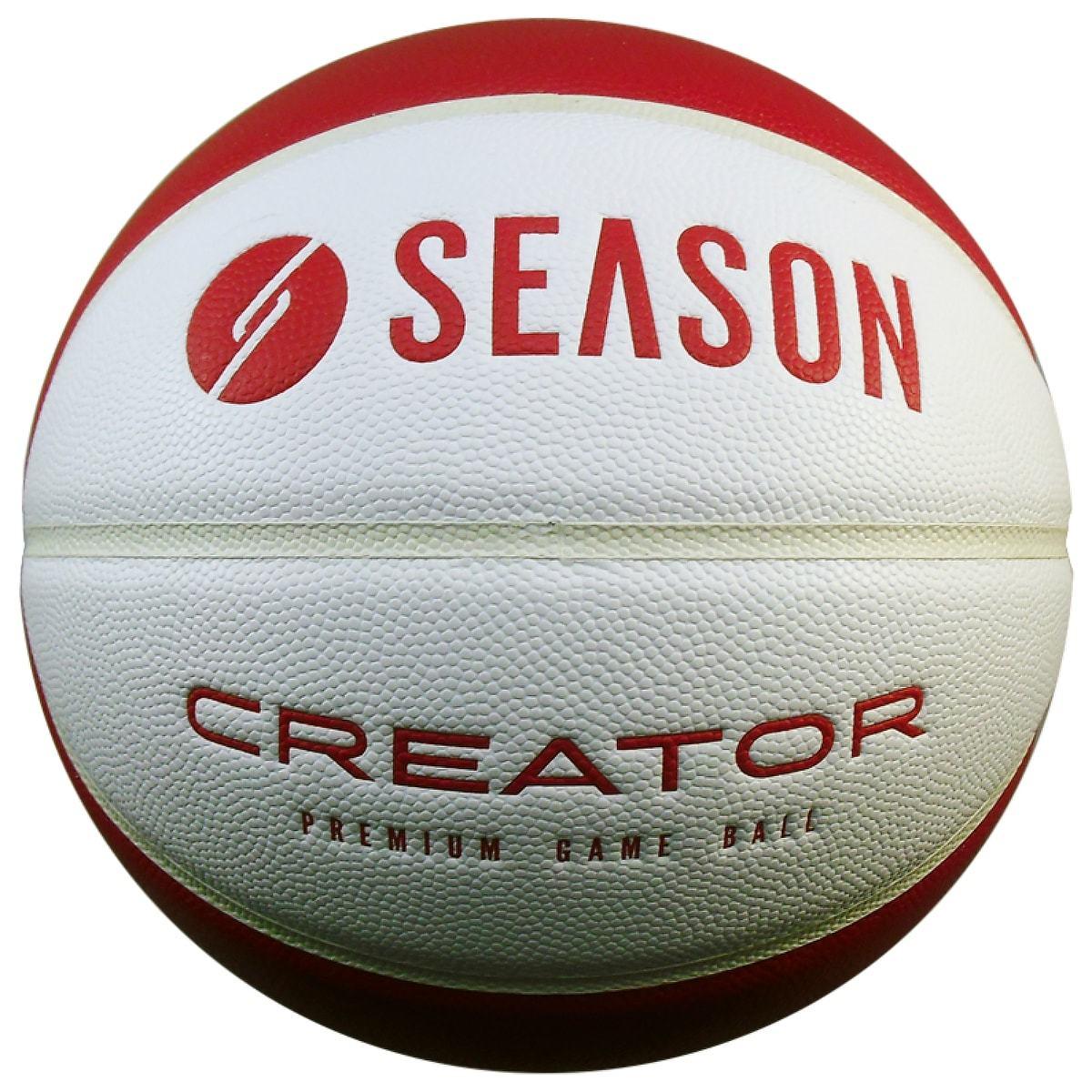 Red White Ball Logo - SEASON Creator Premium Game Official Basketball