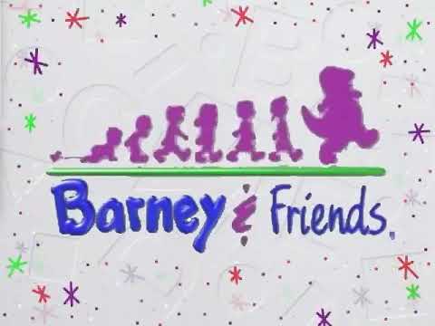 Barney Logo - Barney & Friends Logo 1995