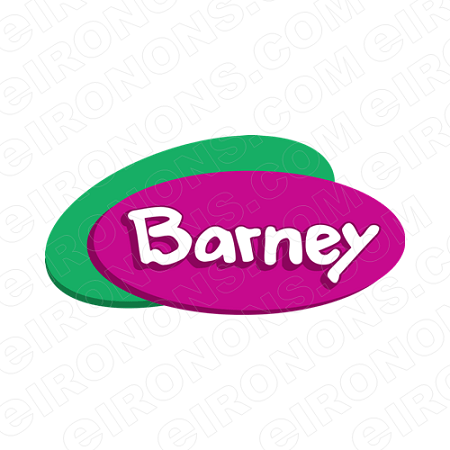 Barney Logo - BARNEY LOGO CHARACTER T SHIRT IRON ON TRANSFER DECAL #CB1. YOUR ONE