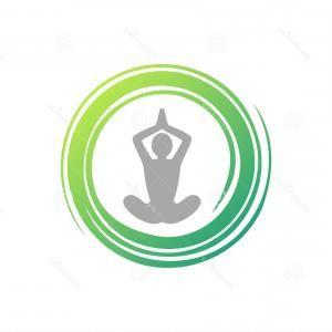 Round Zen Logo - Vector Logo Nature Abstract Elements Round