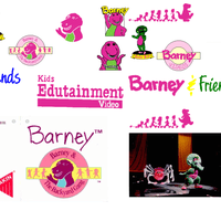 barney logo 90s
