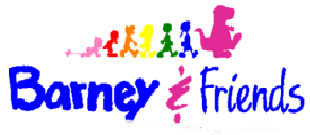 Barney Logo - Barney Logo 3 4 Rainbow.png. Custom Barney Episode