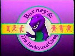 Barney Logo - Barney and the Backyard Gang