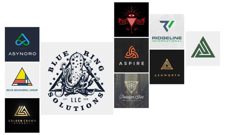 Triangle Shaped Logo - triangle logos that get to the point