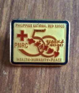 Philippine National Red Cross Logo - PHILIPPINE NATIONAL RED CROSS 'PNRC 50 YEARS 1947-1997' BADGE | eBay