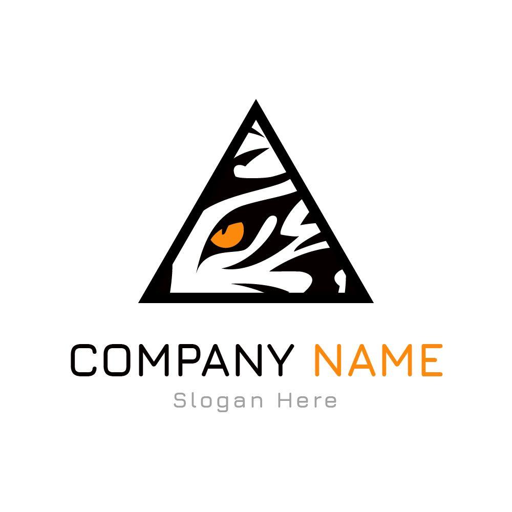 Triangle Shaped Logo - triangle shaped tiger logo. Tiger Logos. Logo design