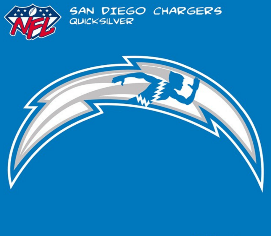Quicksilver Marvel Logo - San Diego Chargers/Quicksilver | Justin NFL superheros | NFL, Marvel ...
