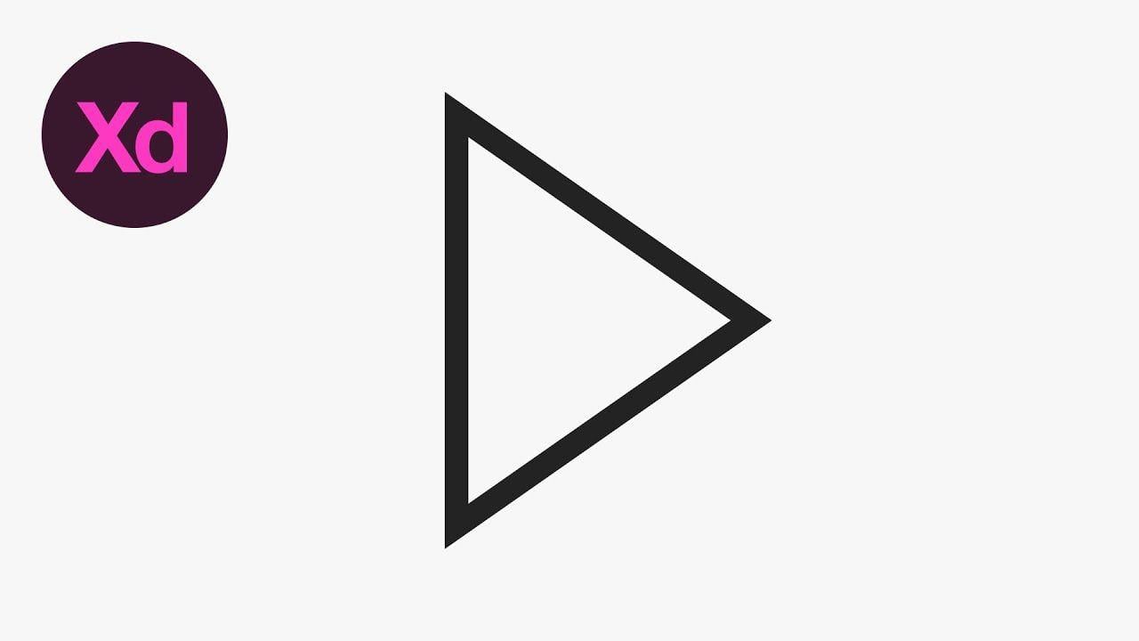 Triangle Shaped Logo - Design a Triangle Adobe XD Tutorial - YouTube