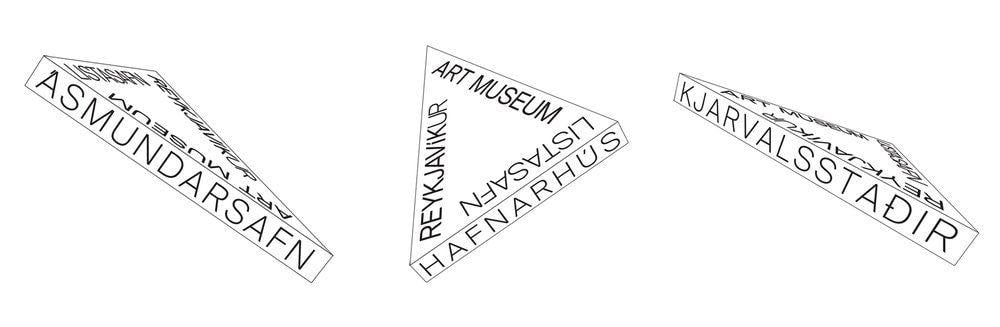 Triangle Shaped Logo - REYKJAVIK ART MUSEUM