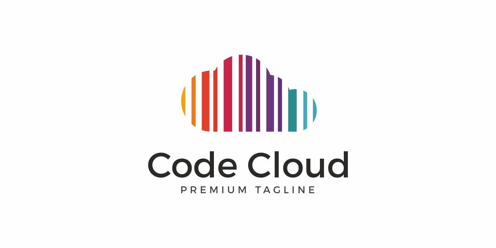 Colorful Logo - Code Cloud Colorful Logo