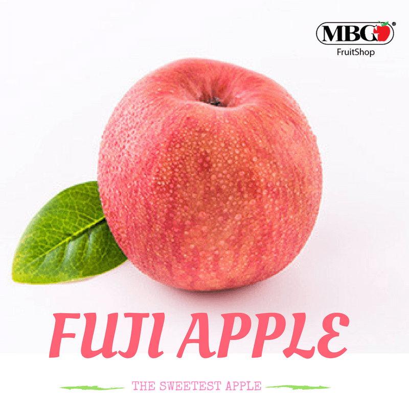 Red Fuji Logo - RED FUJI APPLE, THE SWEETEST APPLE EVERYWHERE – MBG Fruit Shop