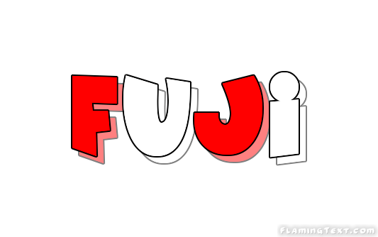 Red Fuji Logo - Japan Logo. Free Logo Design Tool from Flaming Text