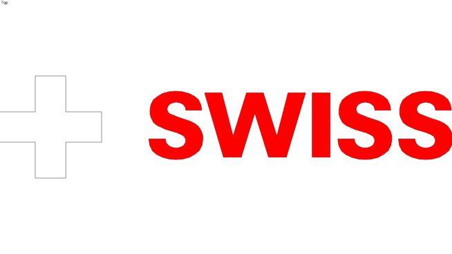 International Airline Logo - Swiss International Airlines logo | 3D Warehouse