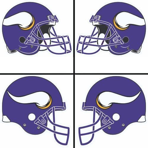 Vikings Helmet Logo - Minnesota Vikings Helmet Logo <2006 Present> Iron On Stickers Heat
