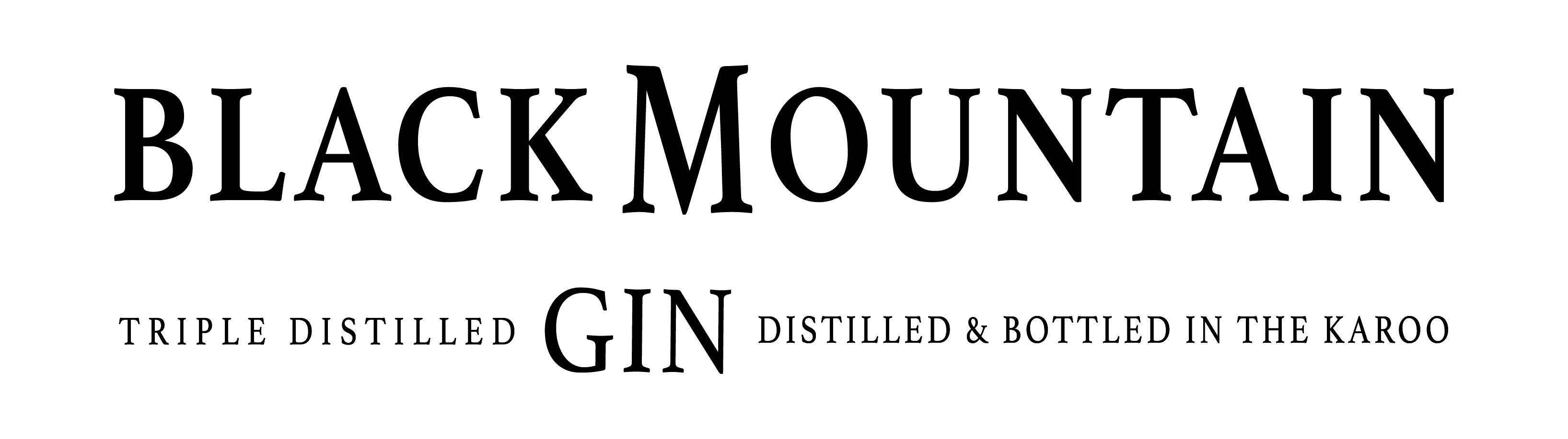 Black Mountain Logo - Black Mountain Gin with the fine ingredients offered