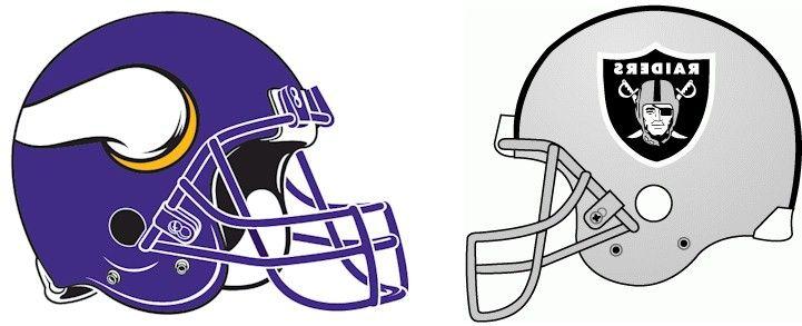 Vikings Helmet Logo - Preview: Vikings vs. Raiders Vikings Chat