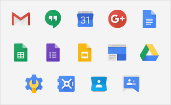 Google Apps Product Suite Logo - G Suite logos and videos