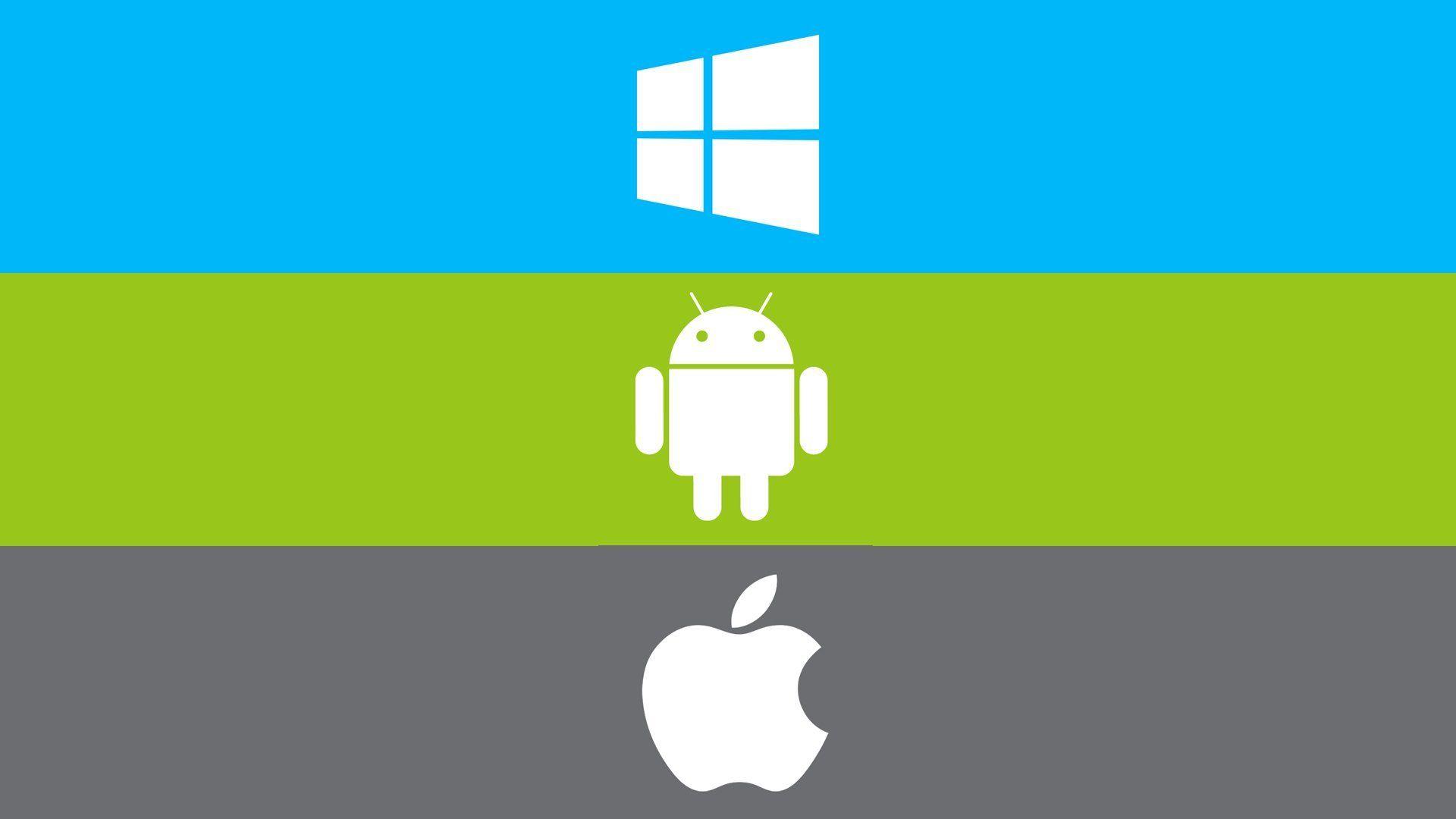 Operating System Logo - windows apple android computer operating system logo emblem gadgets ...